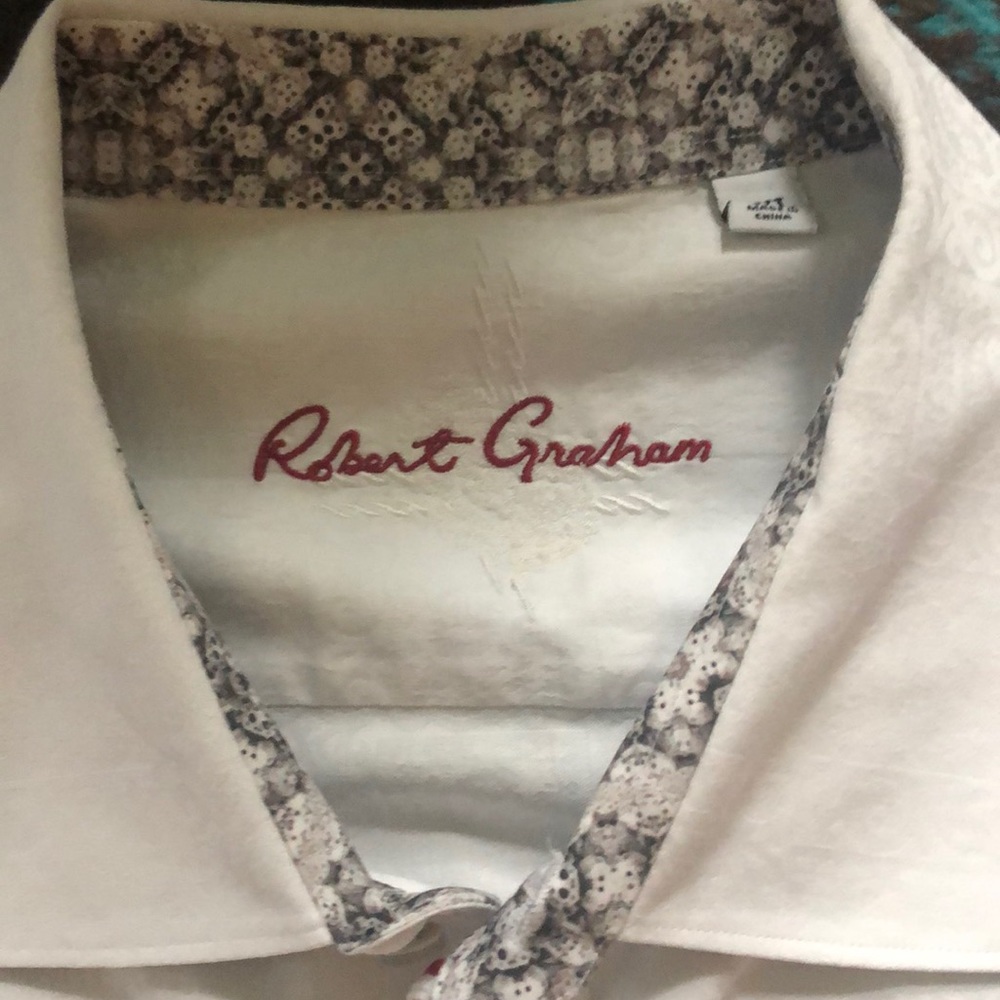 ROBERT GRAHAM AMAZING 3 XL SHIRT White